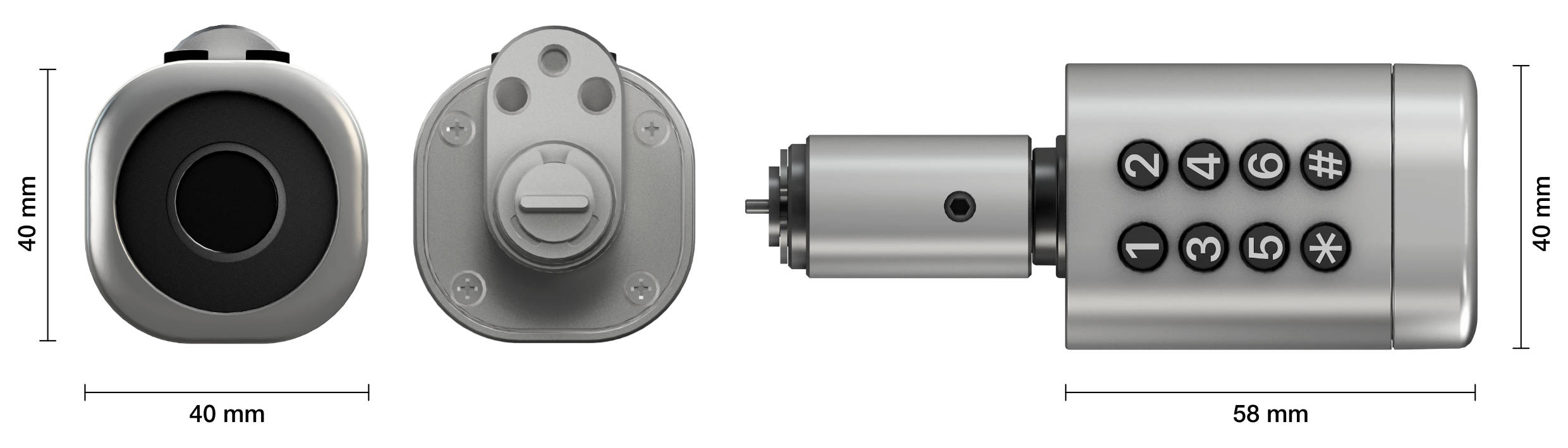 Digital ovalcylinder BG1000 silver - 7