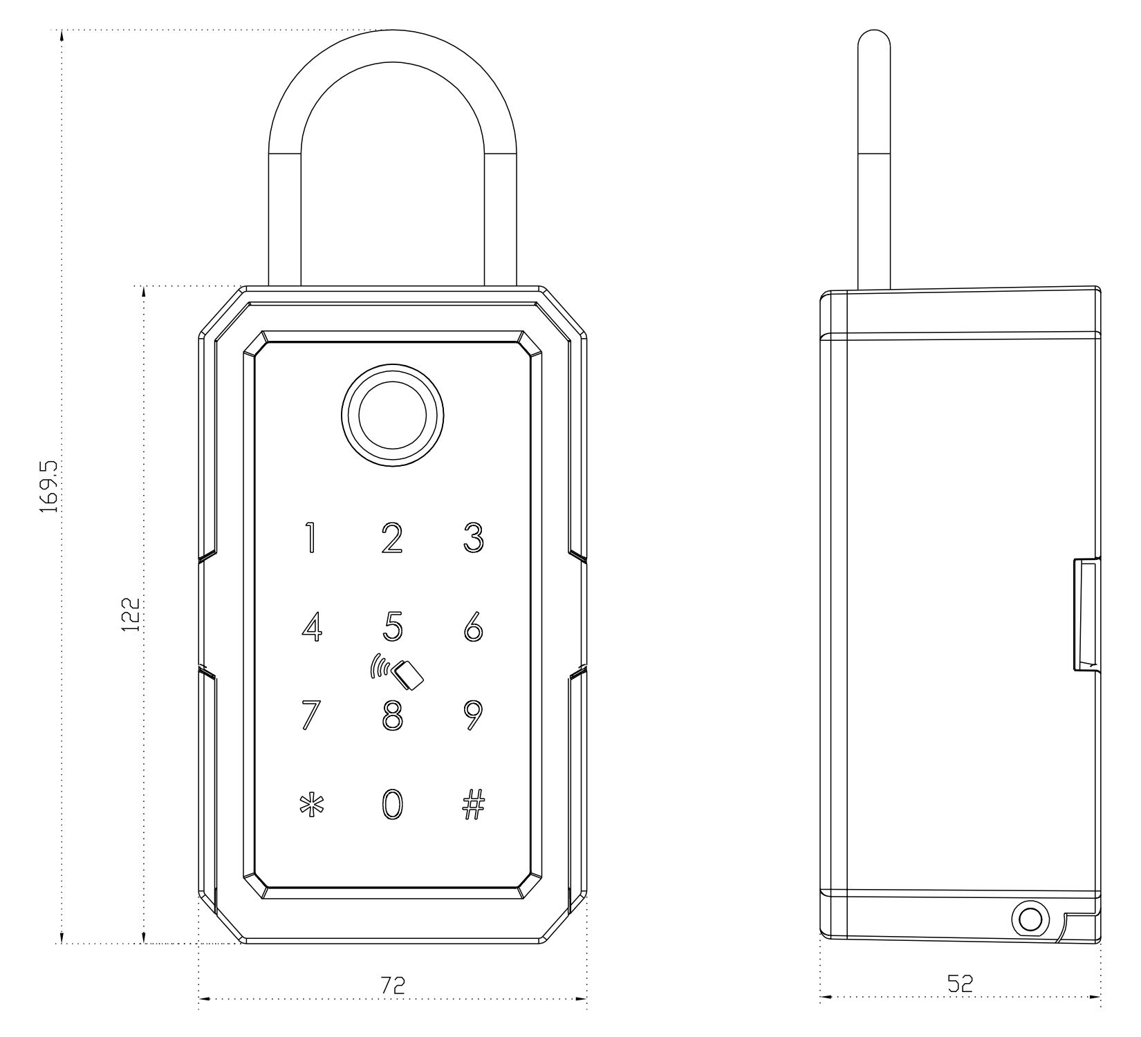 Nyckelbox smartlock BG12-01 - 4
