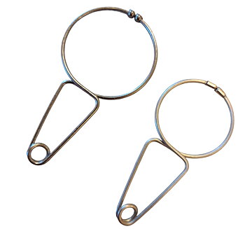 Öronklämma för öronakupressur Rostfritt eller Guldfärgad- Auricular Therapy Clip