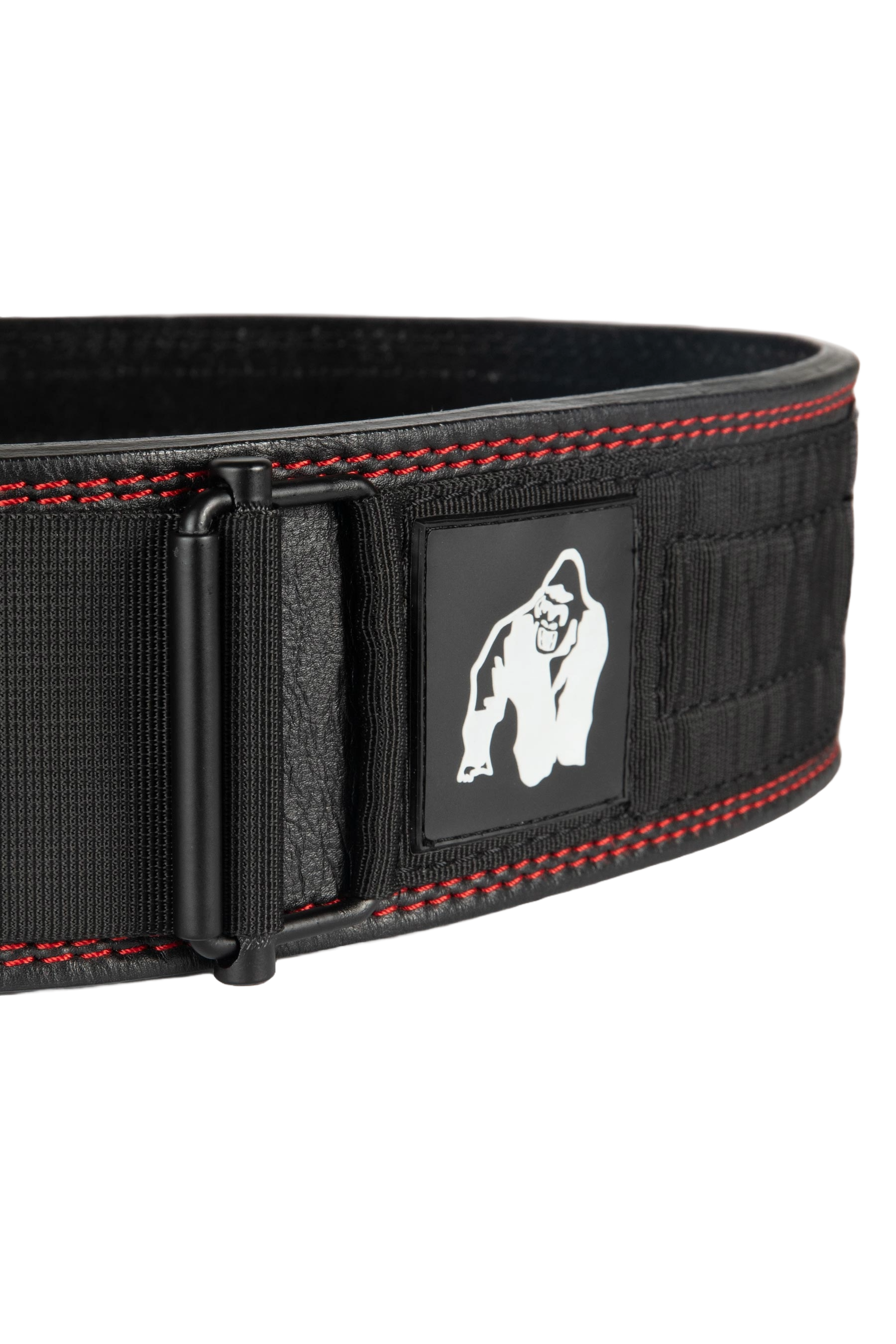 4 Inch Premium Lifting Belt, black - 3