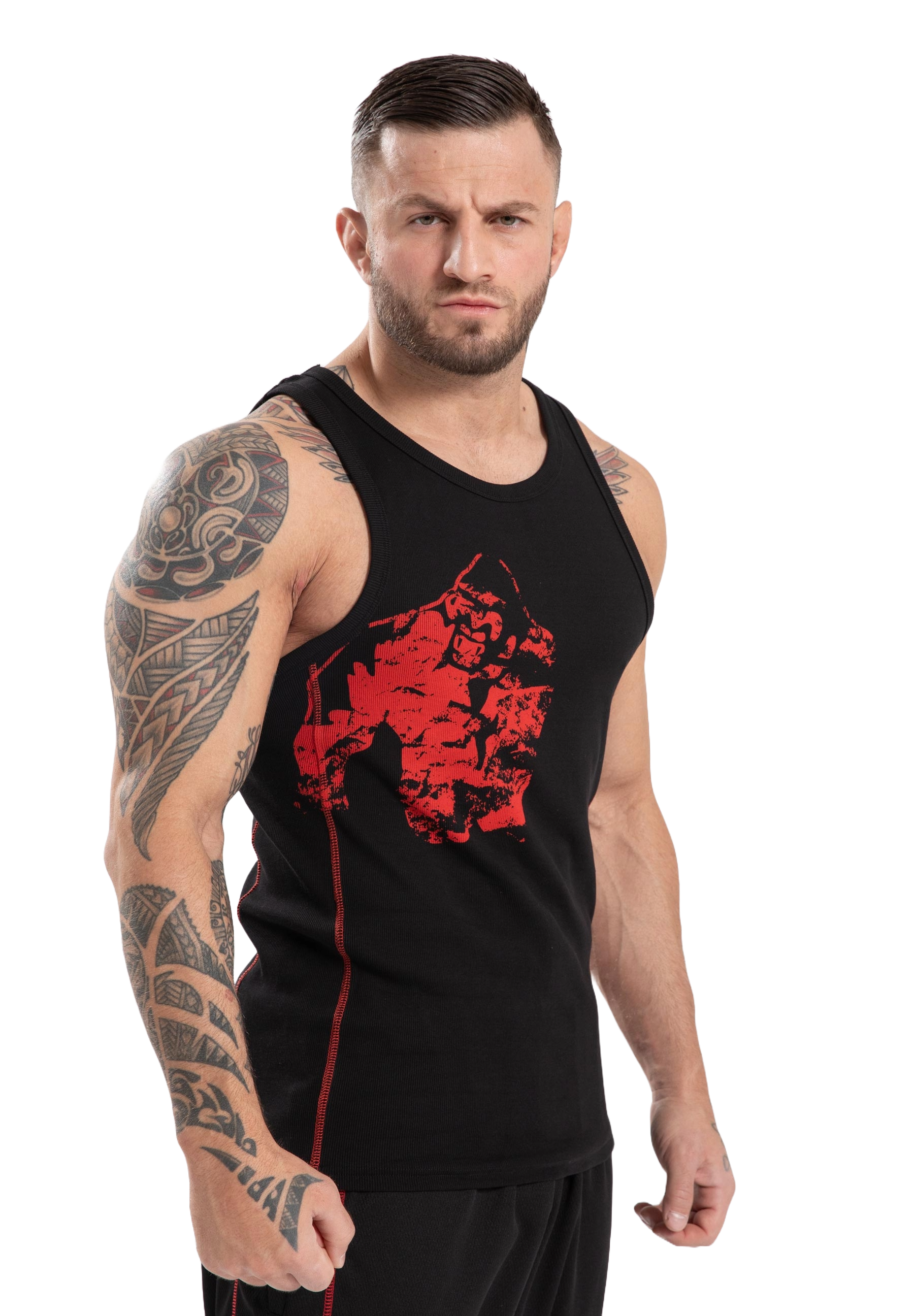 Monterey Tank Top, black/red
