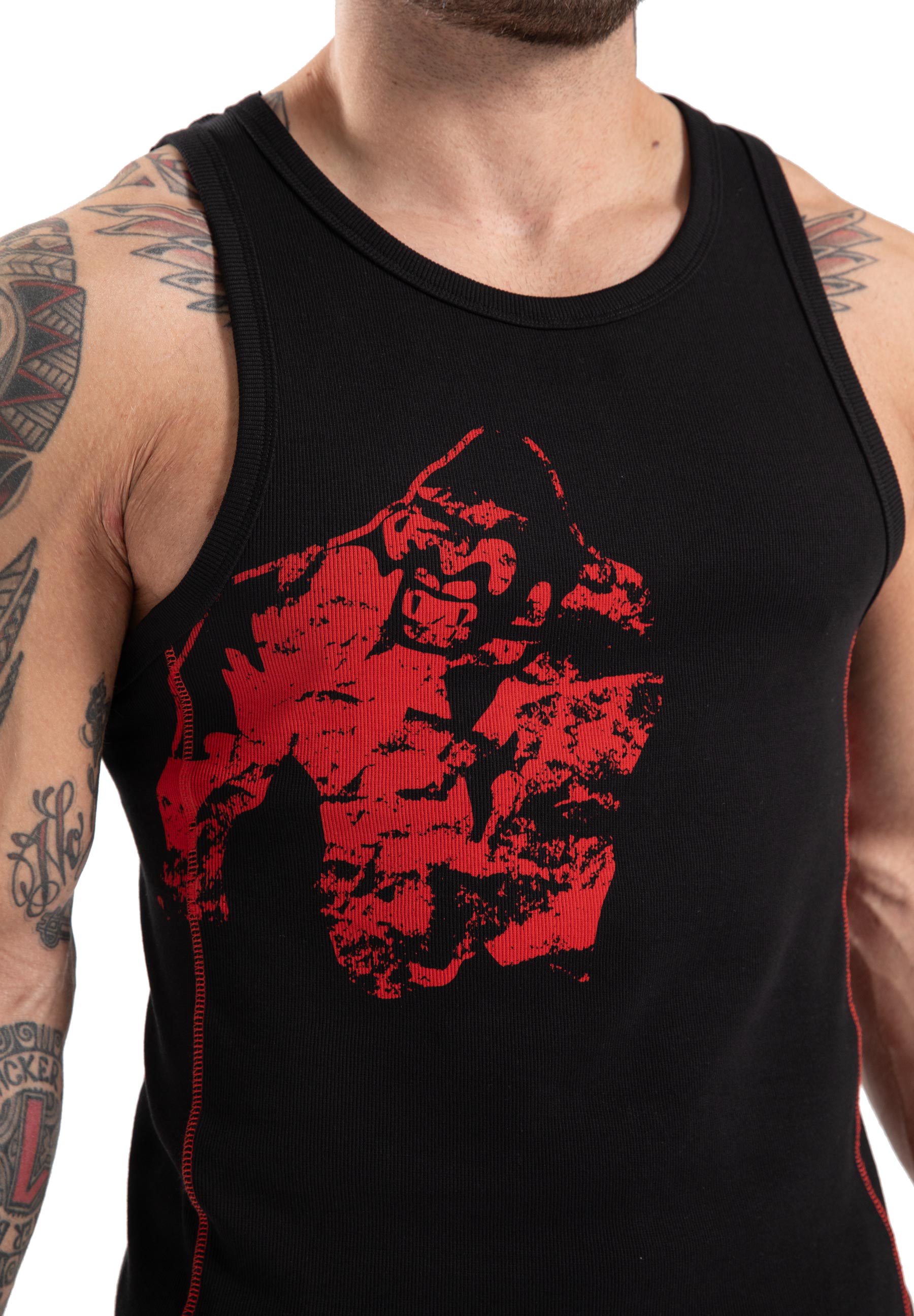 Monterey Tank Top, black/red - 7