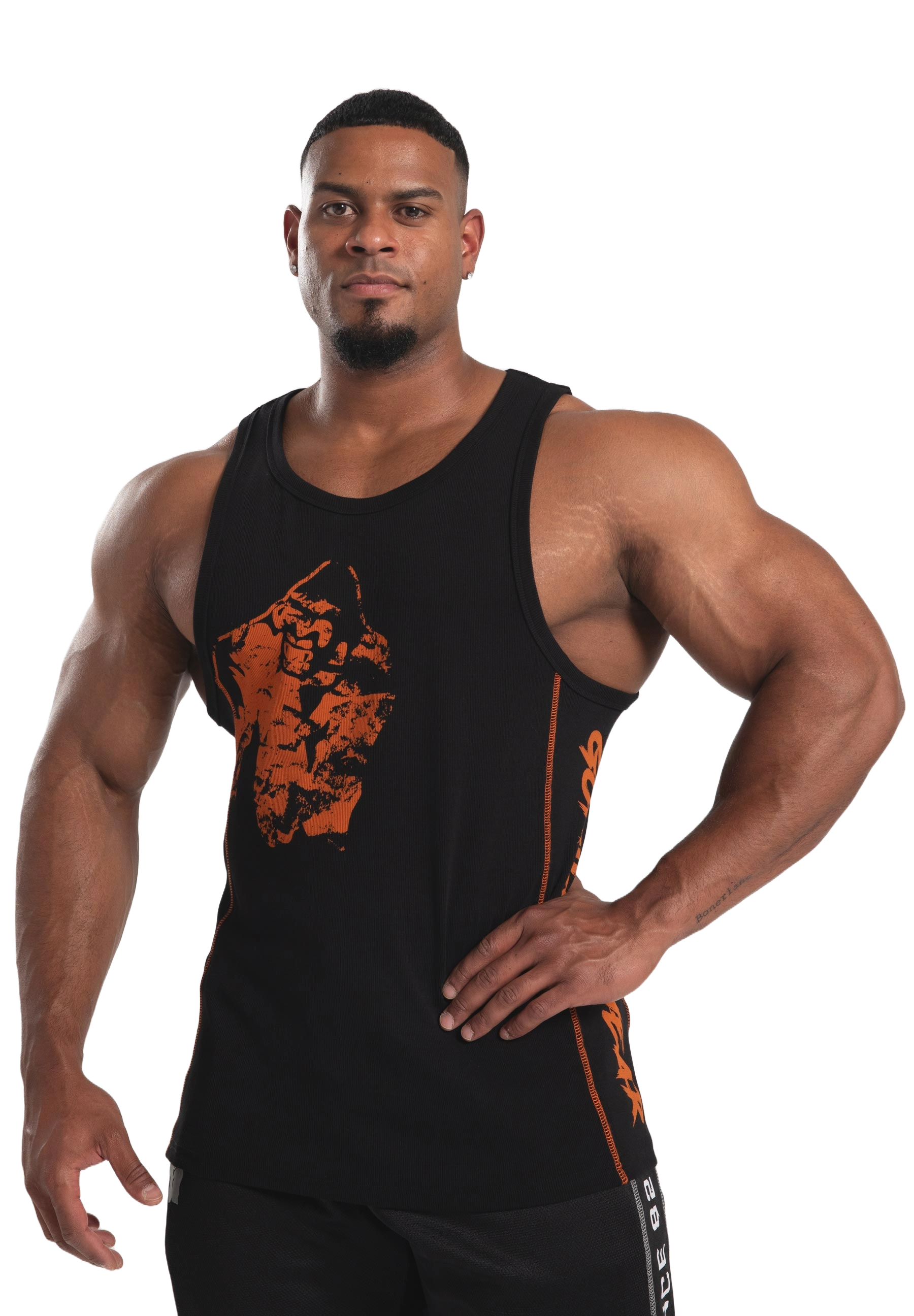 Monterey Tank Top, black/orange