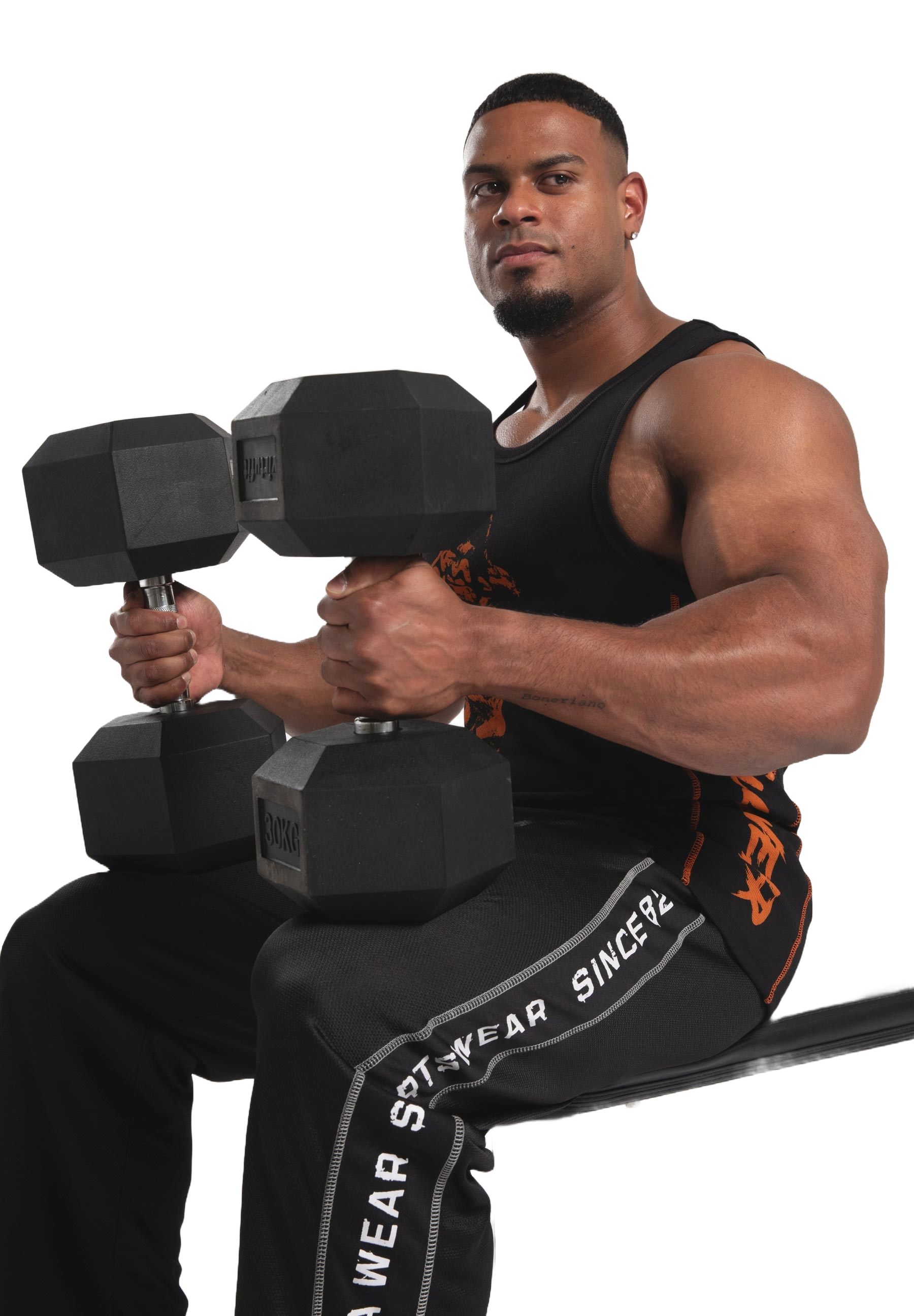 Monterey Tank Top, black/orange - 10