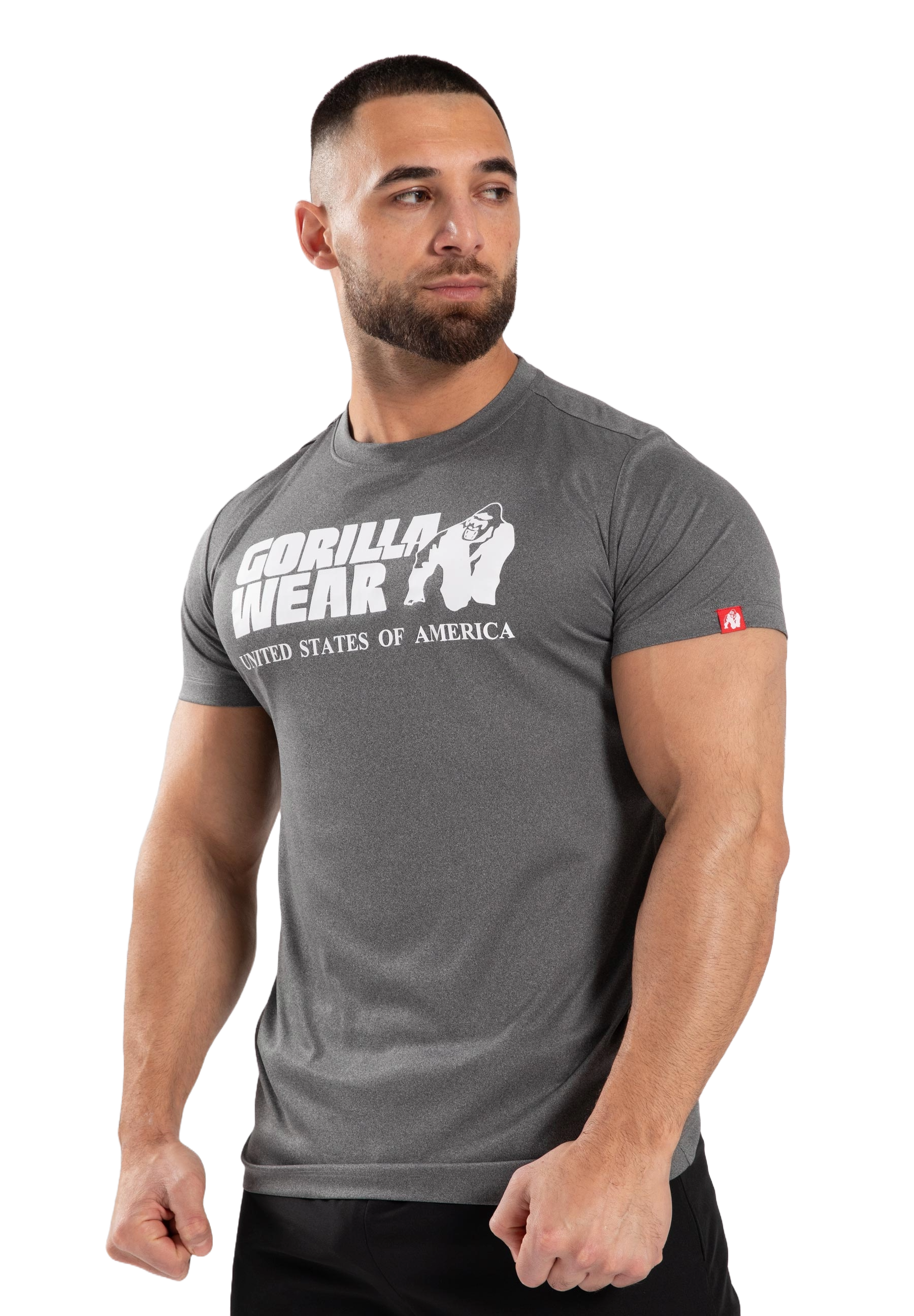 Classic Training T-Shirt, grey melange