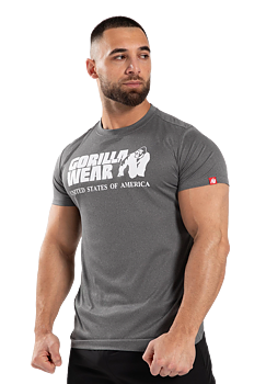 Classic Training T-Shirt, grey melange