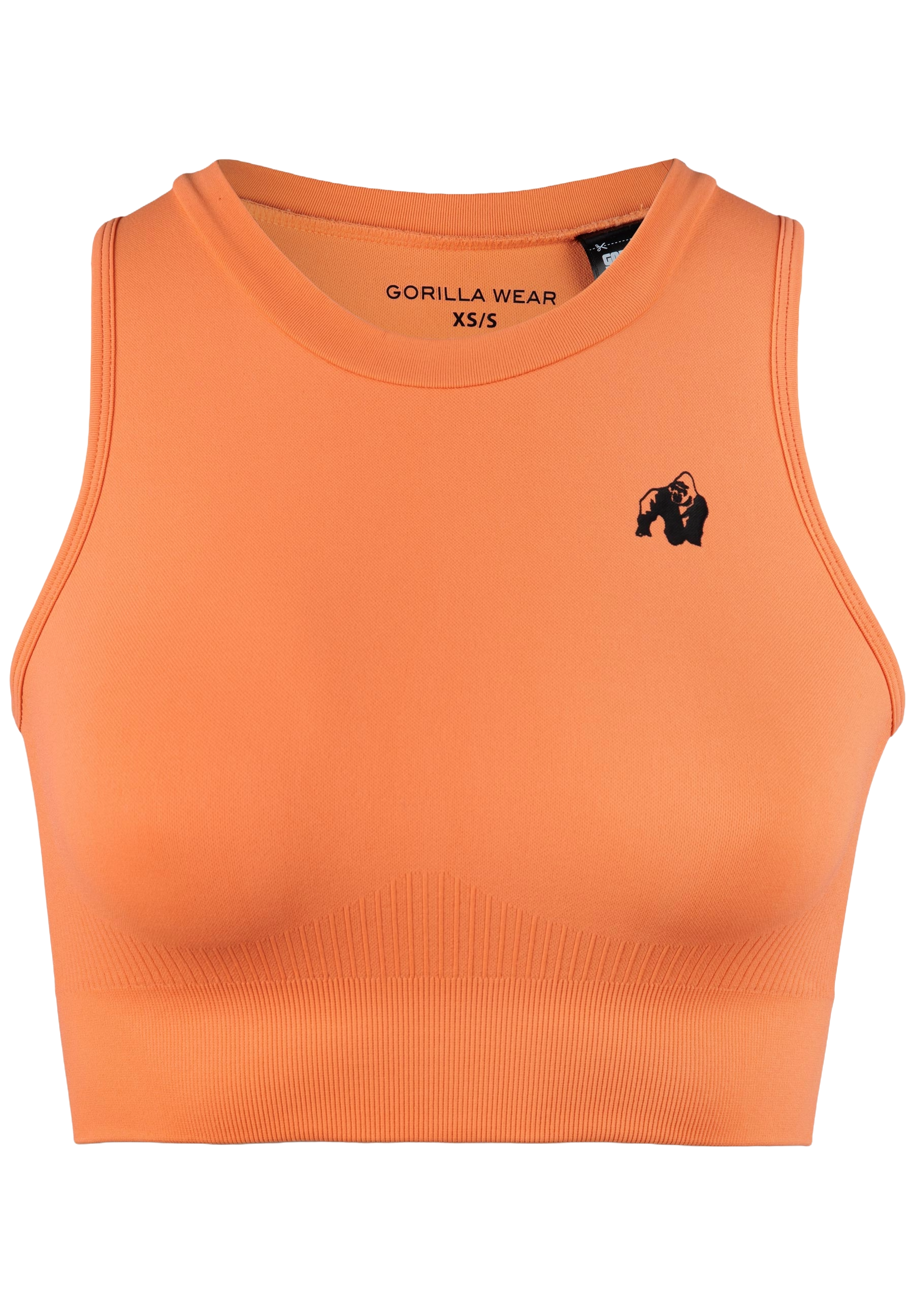 Olivia Seamless Crop Top, peach - 5
