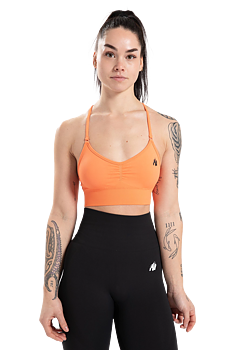 Olivia Seamless Sports Bra, peach