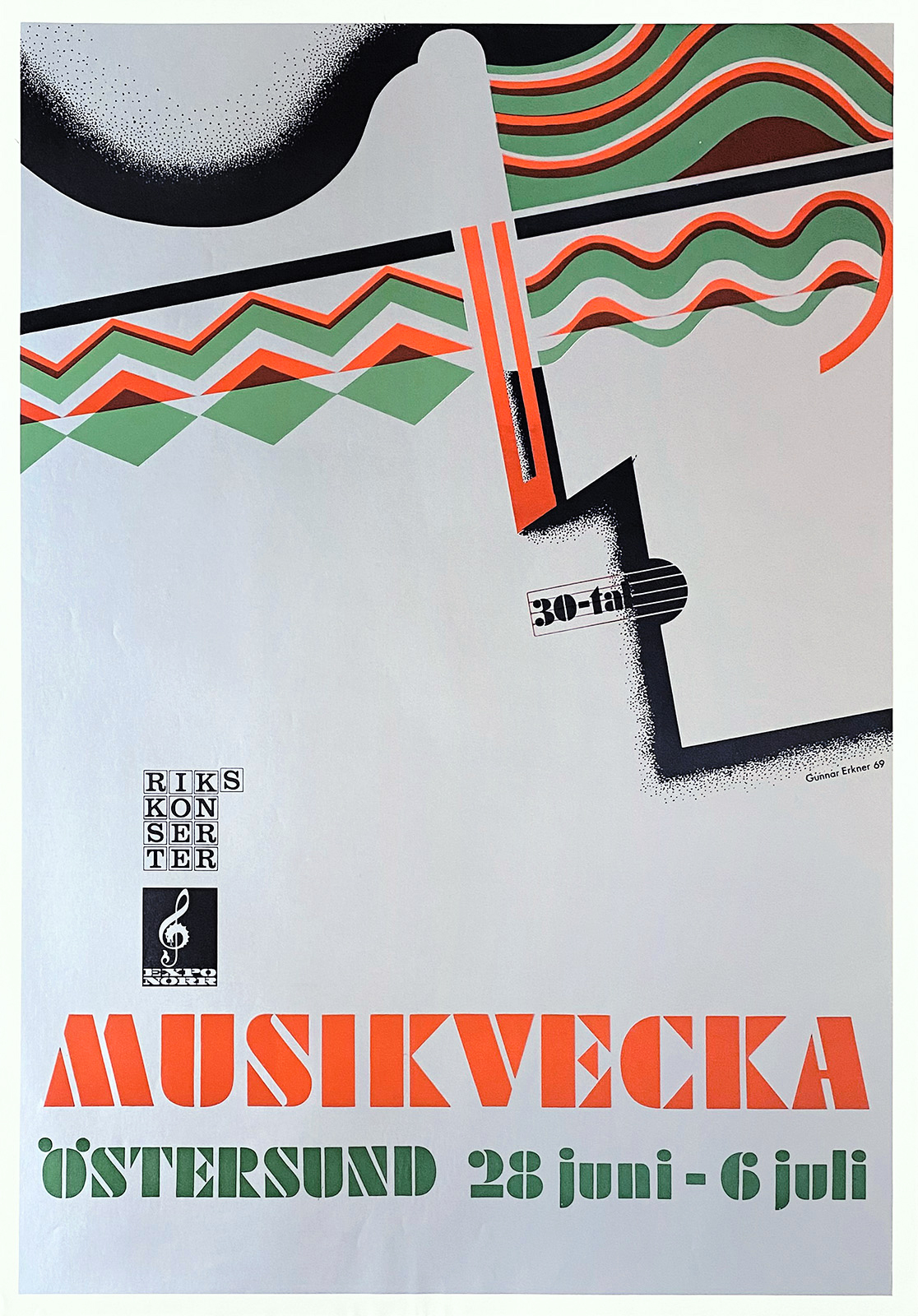 ERKNER, GUNNAR – MUSIKVECKAN 1969