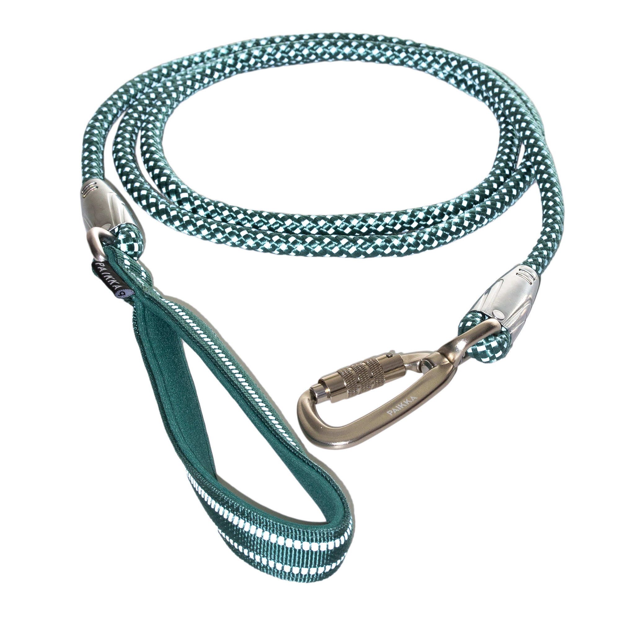PAIKKA Visibility Rope Leash Koppel - Emerald  - 3