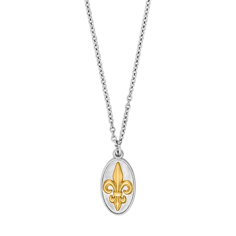 Son of Noa halsband Fredslilja stål