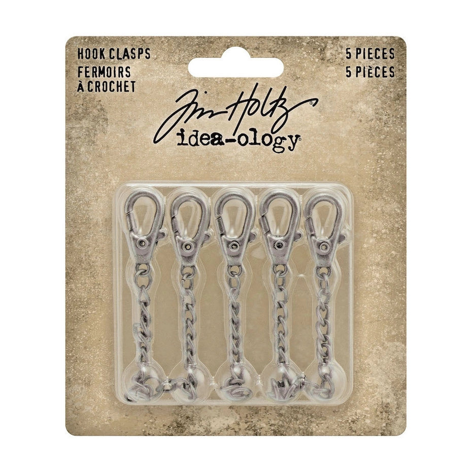 Hake med kedja 5st, Tim Holtz, Idea-ology