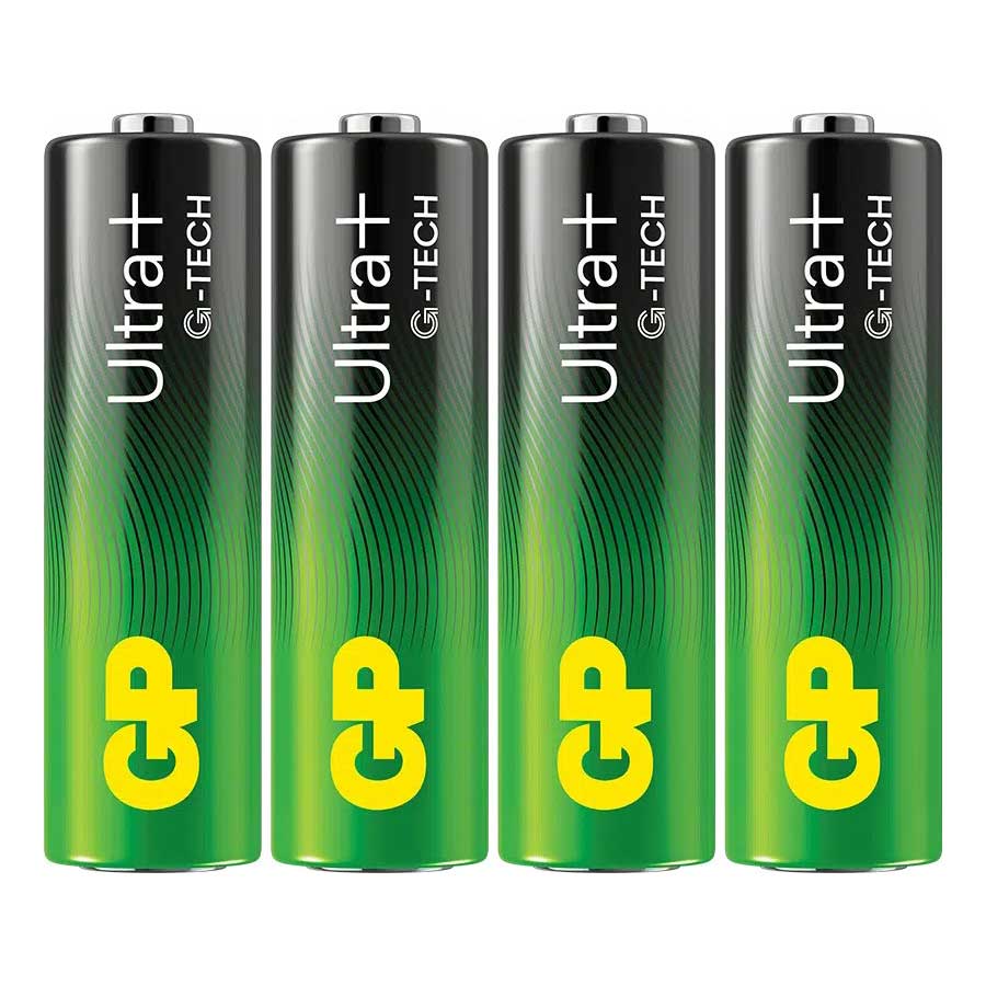 GP Ultra Plus Alkaline AA-batteri 4-pack - 2