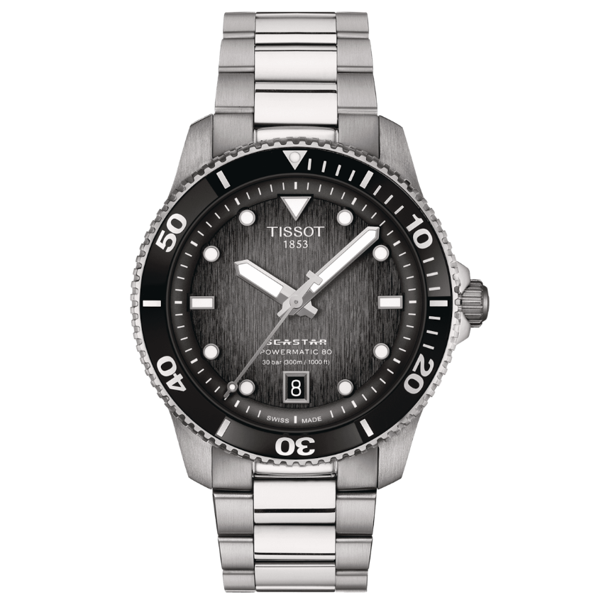 Tissot Seastar 1000 Powermatic 80, grå 40