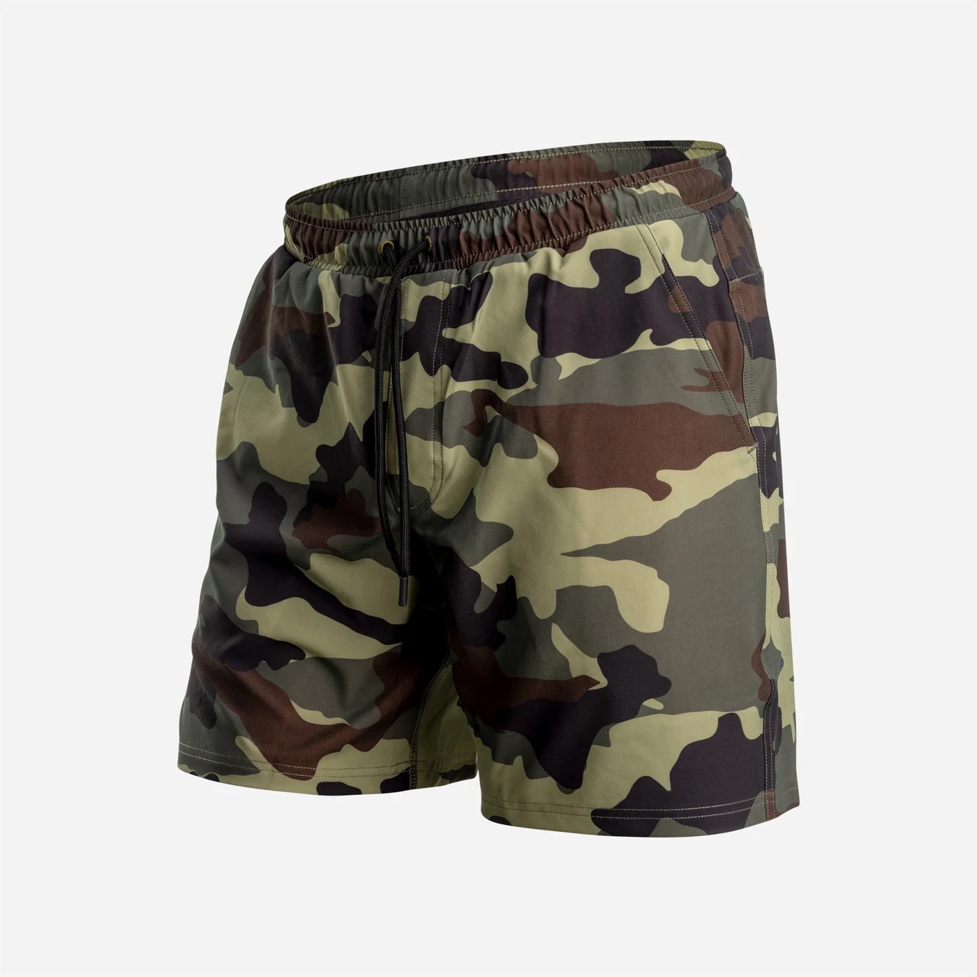 AGUA VOLLEY 2N1 SWIM SHORT - 7" CAMO XXL-GREEN
