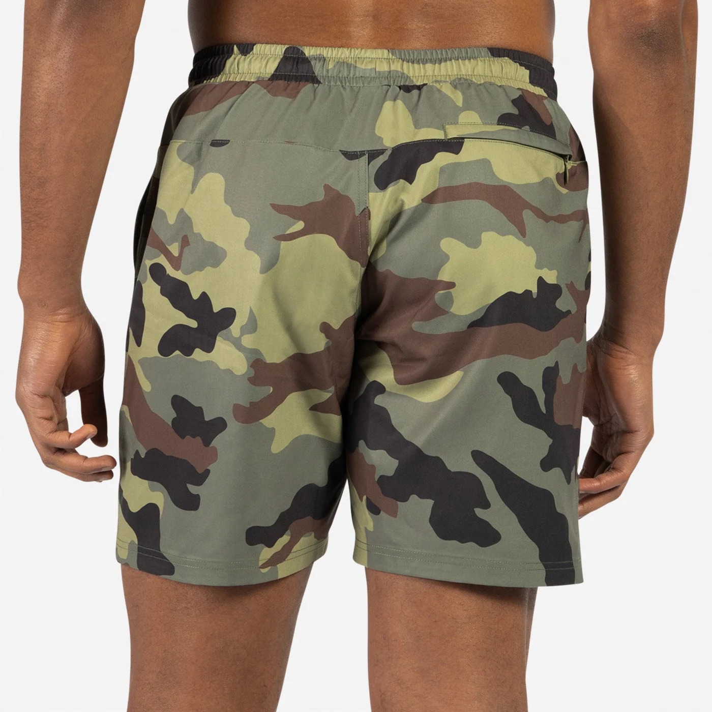 AGUA VOLLEY 2N1 SWIM SHORT - 7" CAMO XXL-GREEN - 4