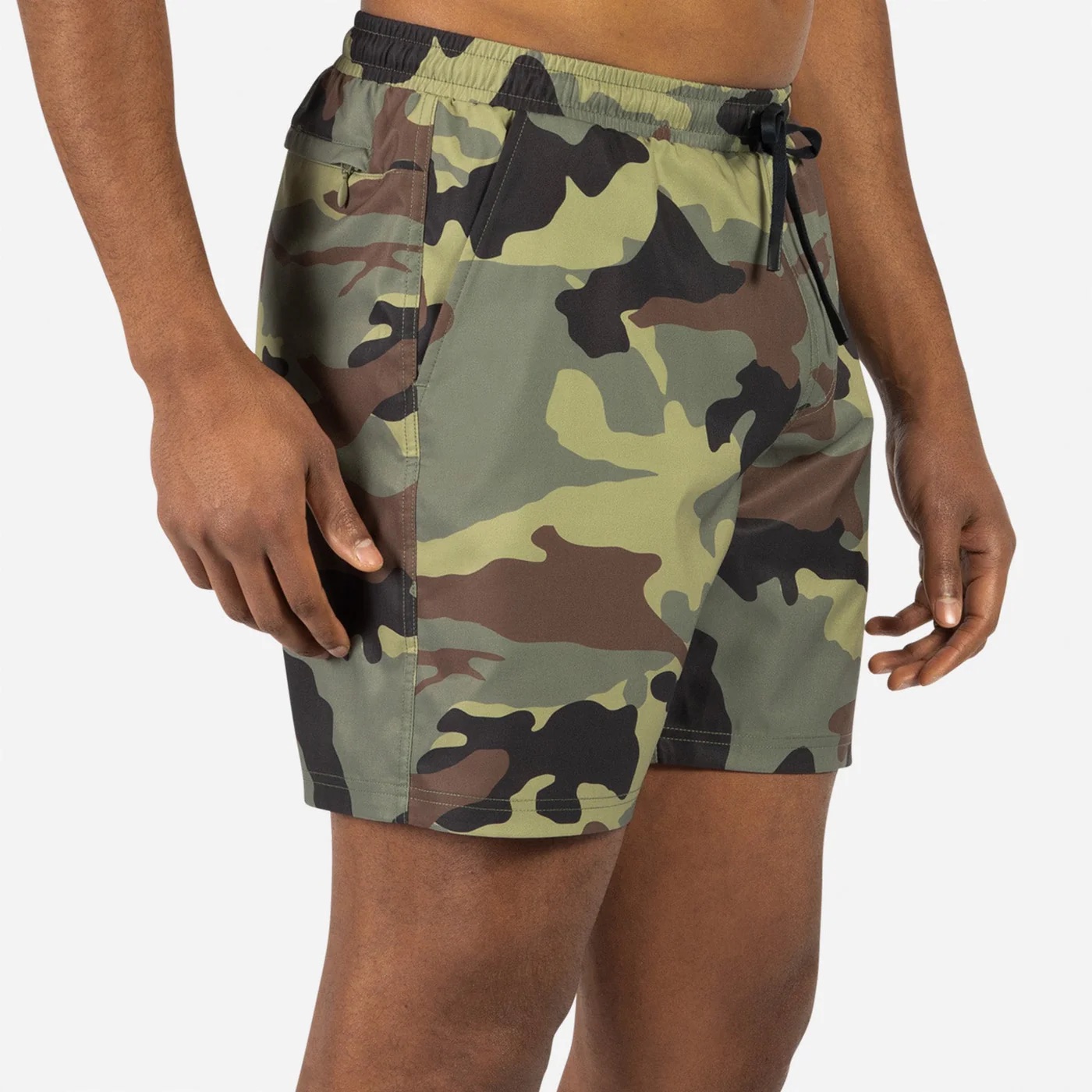 AGUA VOLLEY 2N1 SWIM SHORT - 7" CAMO XXL-GREEN - 3
