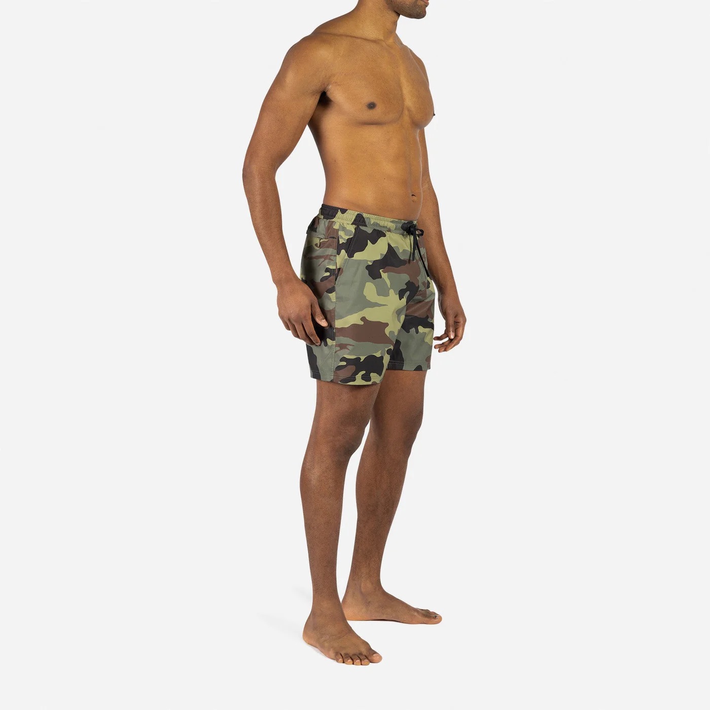 AGUA VOLLEY 2N1 SWIM SHORT - 7" CAMO XXL-GREEN - 5