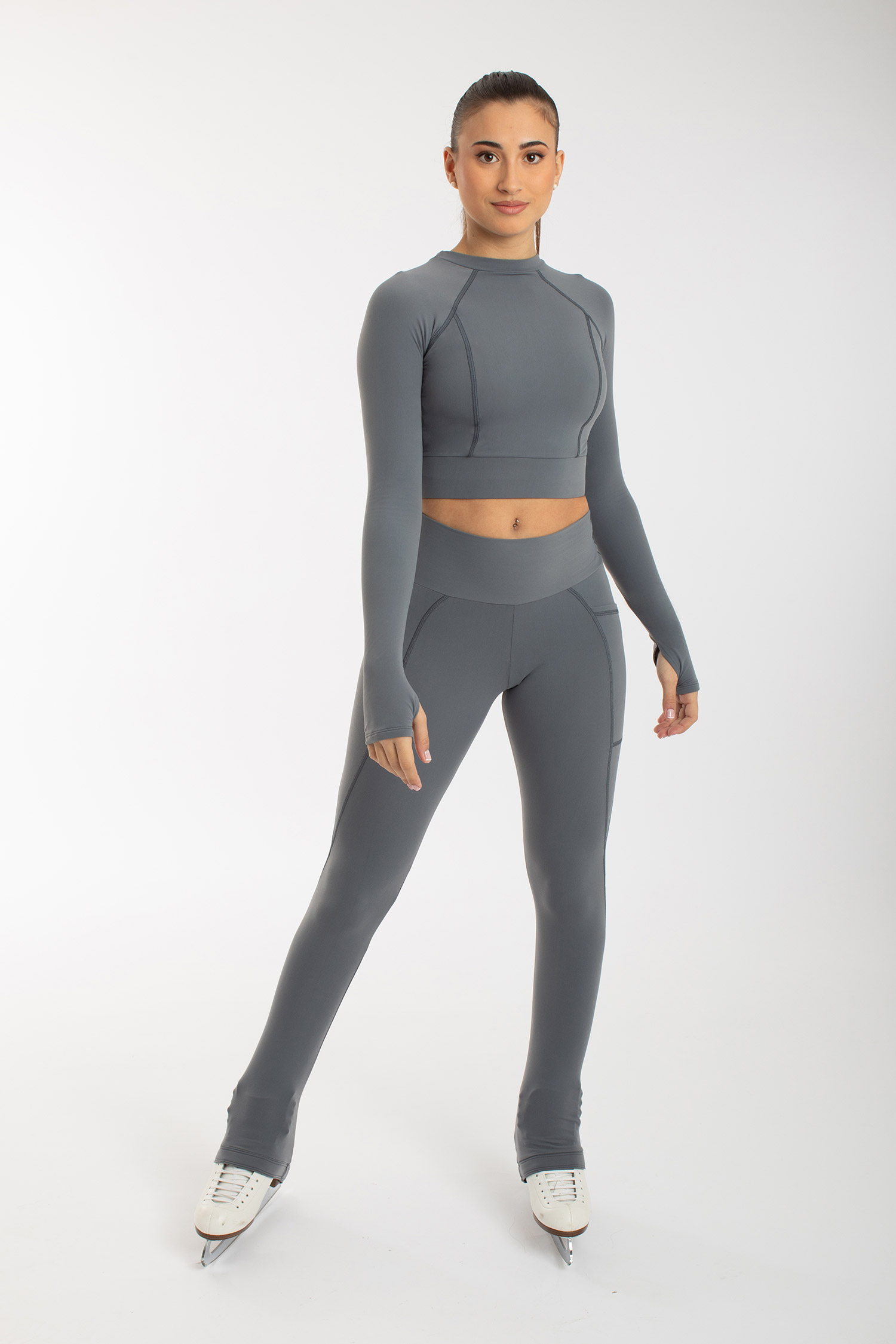 Croptop i microfiber - 3