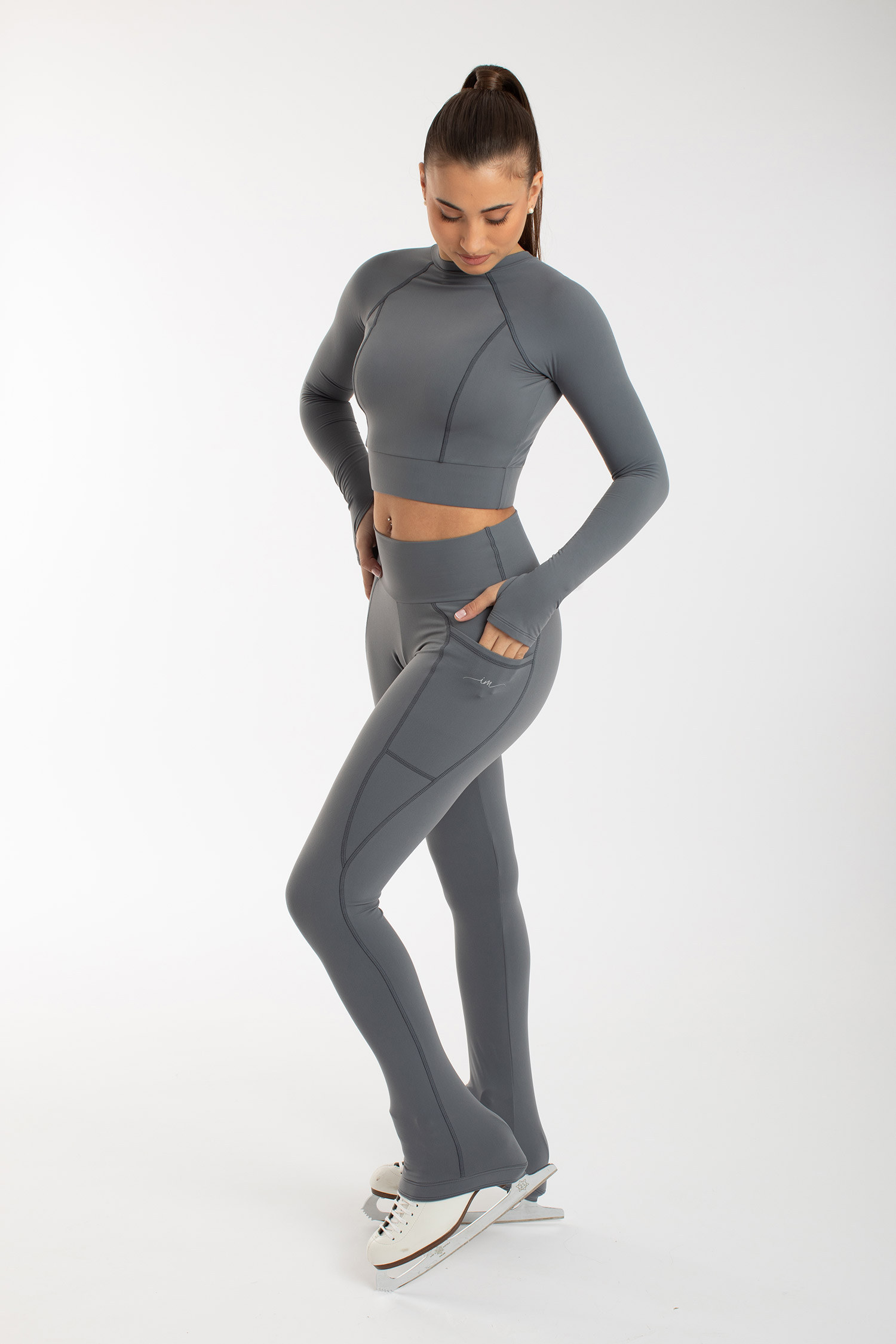 Croptop i microfiber - 2