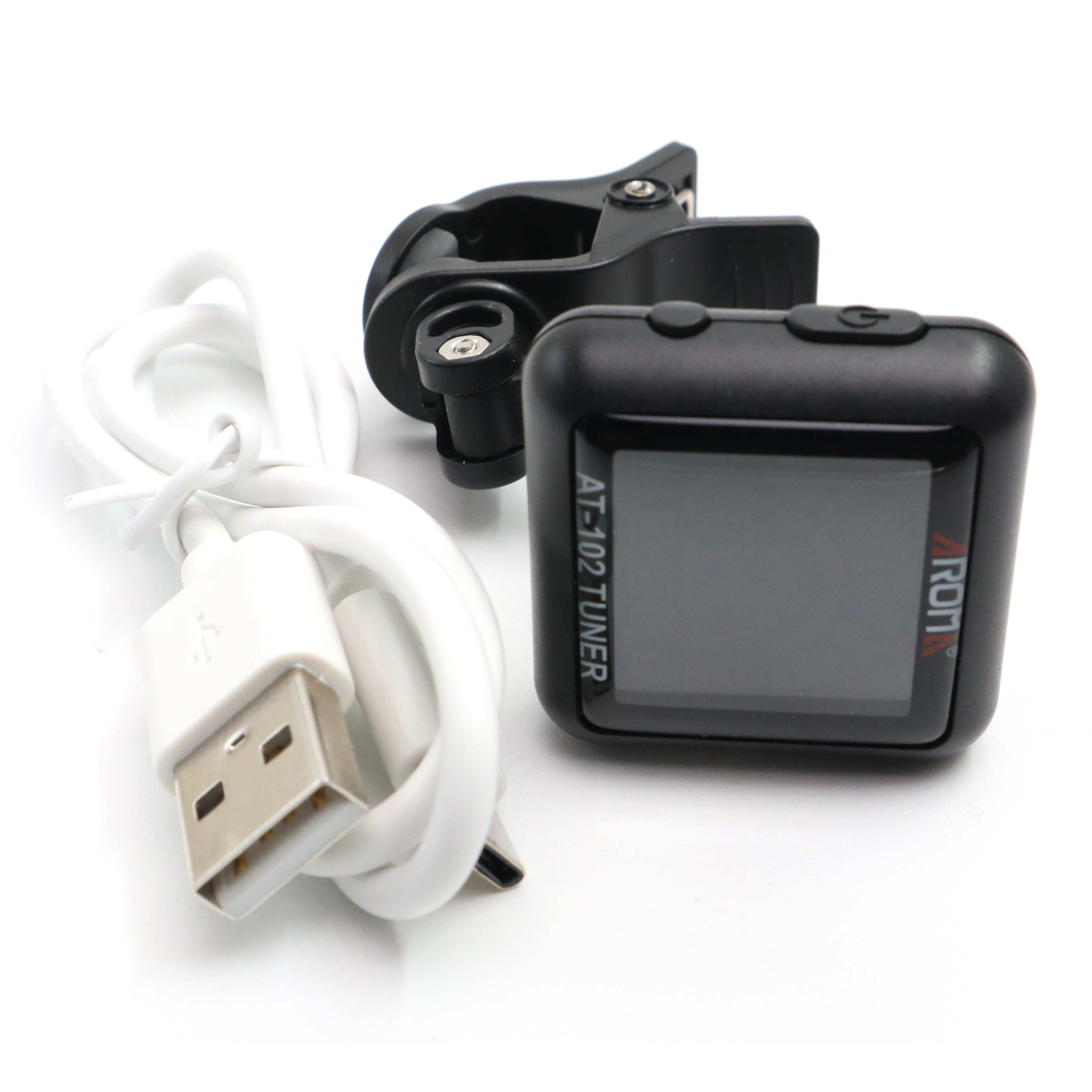 Aroma AT-102 Rechargeable Clip-On Tuner (Black) - 2