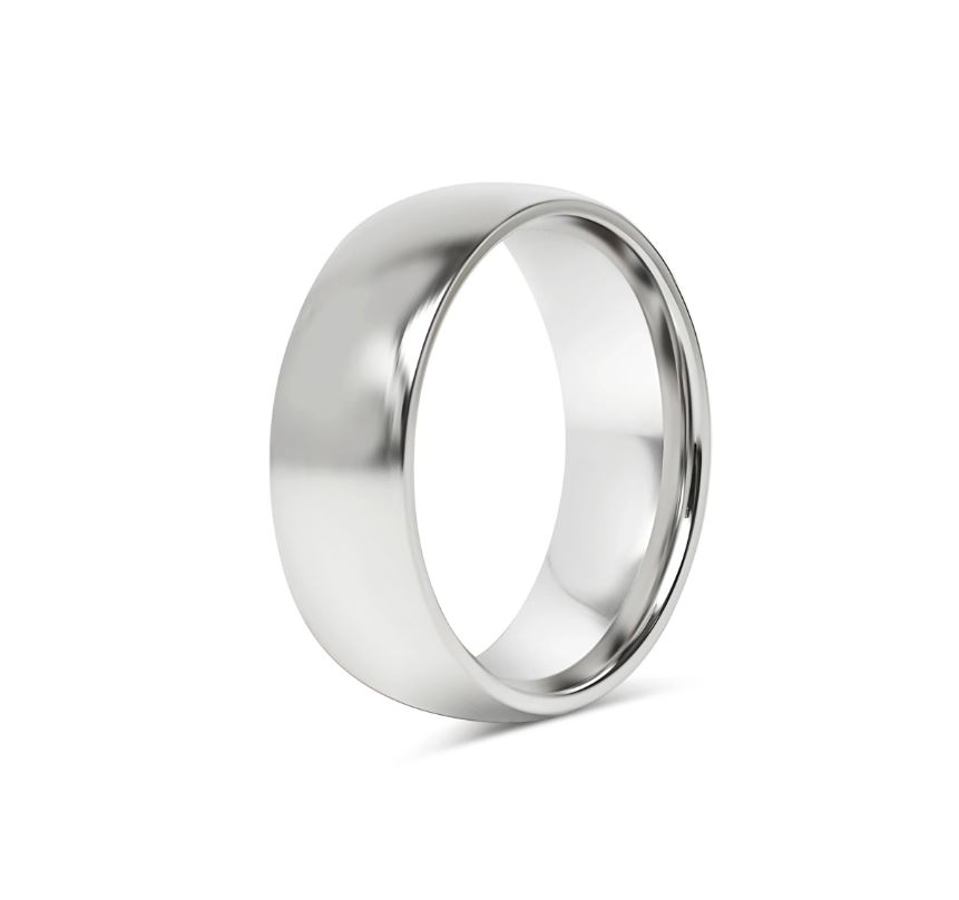 Blank ring i 316 stål - 7 mm bred - 2