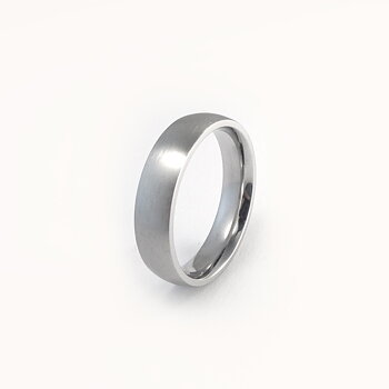 Matt ring i 316 stål - 5 mm bred