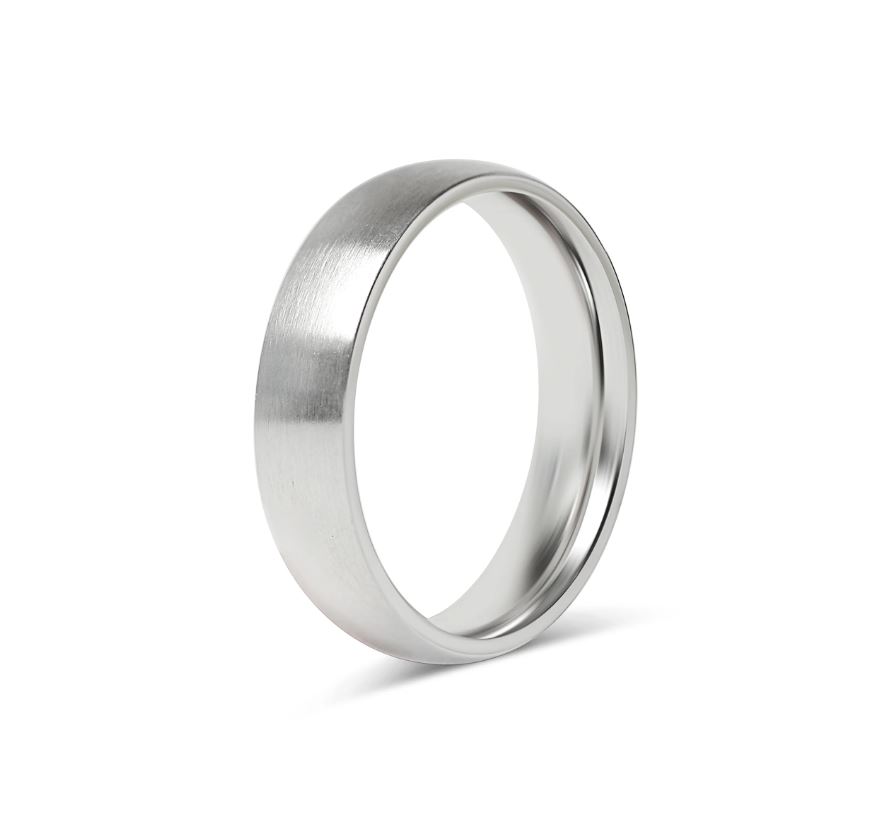 Matt ring i 316 stål - 5 mm bred - 2