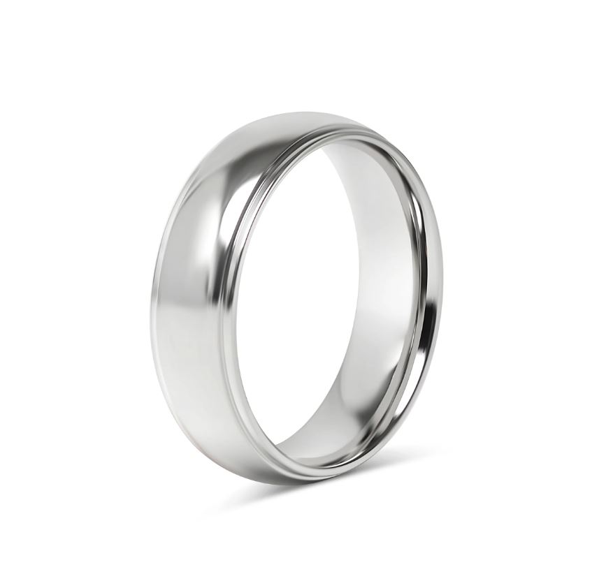 Blank ring i 316 stål - 8 mm bred - 2