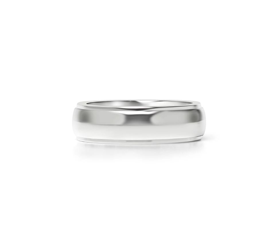 Blank ring i 316 stål - 8 mm bred - 3