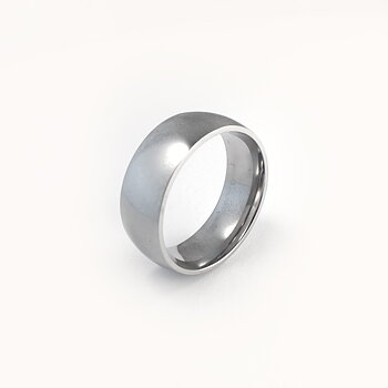 Blank ring i 316 stål - 8 mm bred