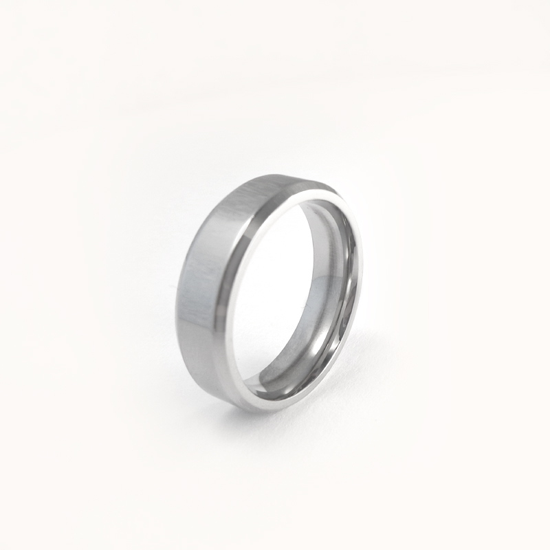 Blank ring i 316 stål - 6 mm bred