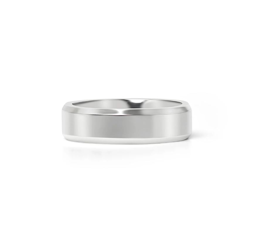 Blank ring i 316 stål - 6 mm bred - 3