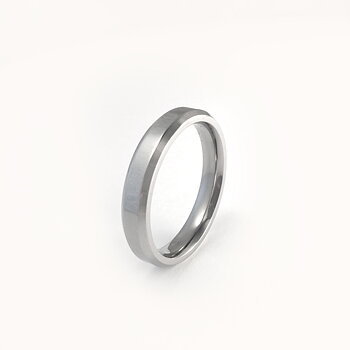 Blank ring i 316 stål - 4 mm bred