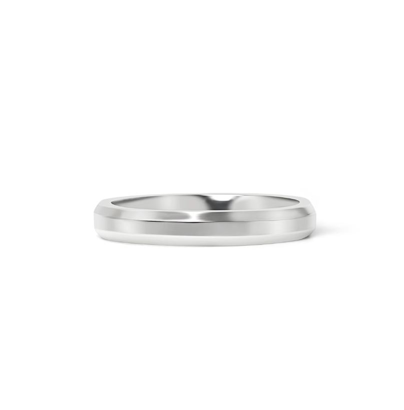 Blank ring i 316 stål - 4 mm bred - 3