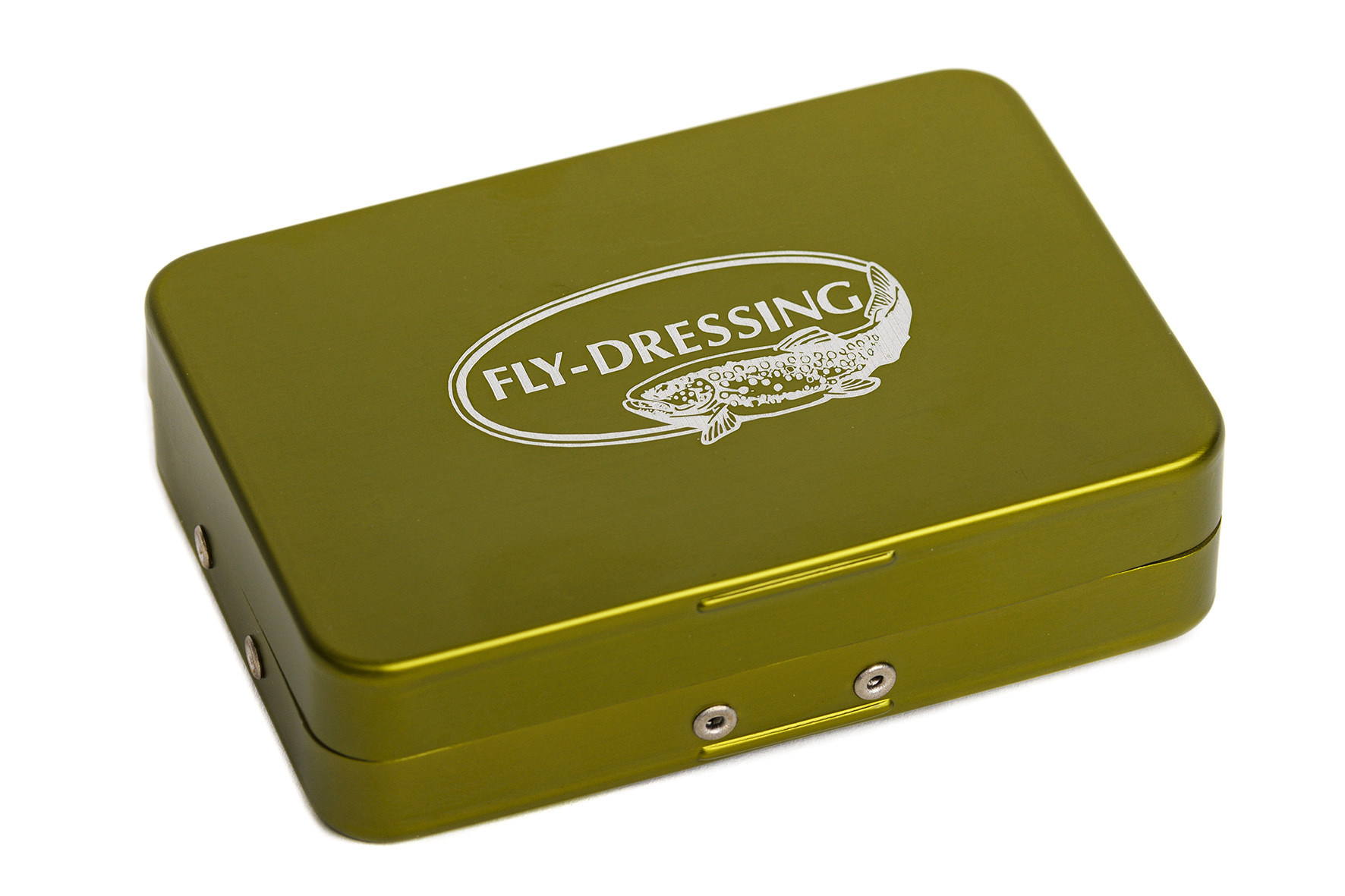 small and flexible aluminum fly box with magnetic lid