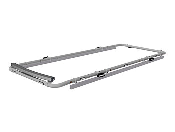 T-RACK MAXI VW Crafter L3H3 17- with roof rails. Full roofbar High front roofbar 