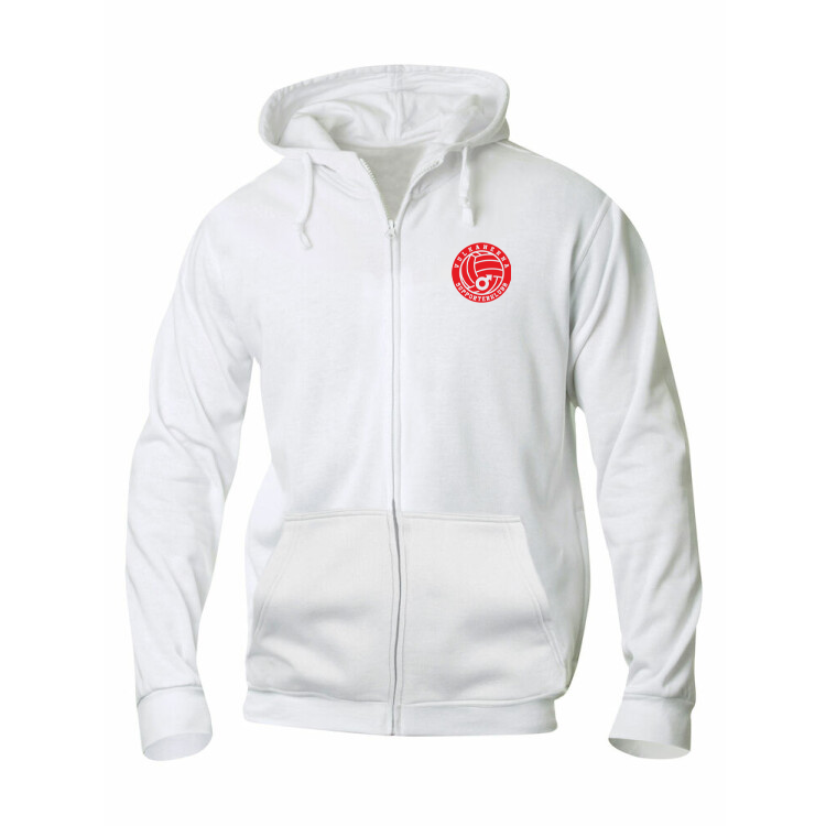 Hoody full zip med logo - 3