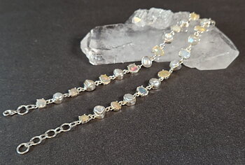 Silverarmband med Opal och Sötvattenspärlor 