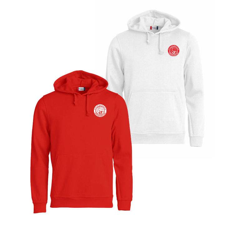 Hoody basic med liten logo