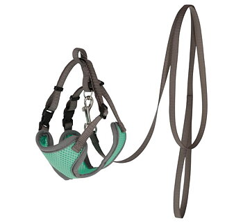 Kerbl Kattsele med Koppel Turquoise