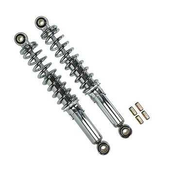 Støddæmper 300 mm, Fast Arrow, Øvre og nedre huller 10 mm ( 8 mm) , Parvis, justerbar hårdhed i 5 forskellige positioner.