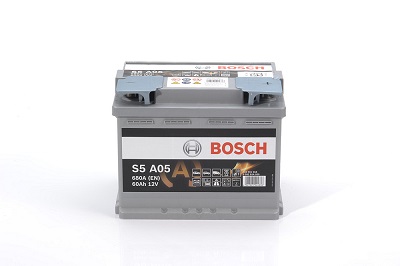 Bosch  AGM batteri  S5 A05 12V 60Ah CCA 680 A (EN) 