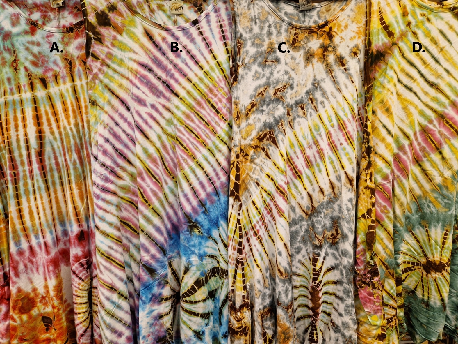 Kort Batik Klänning - 5