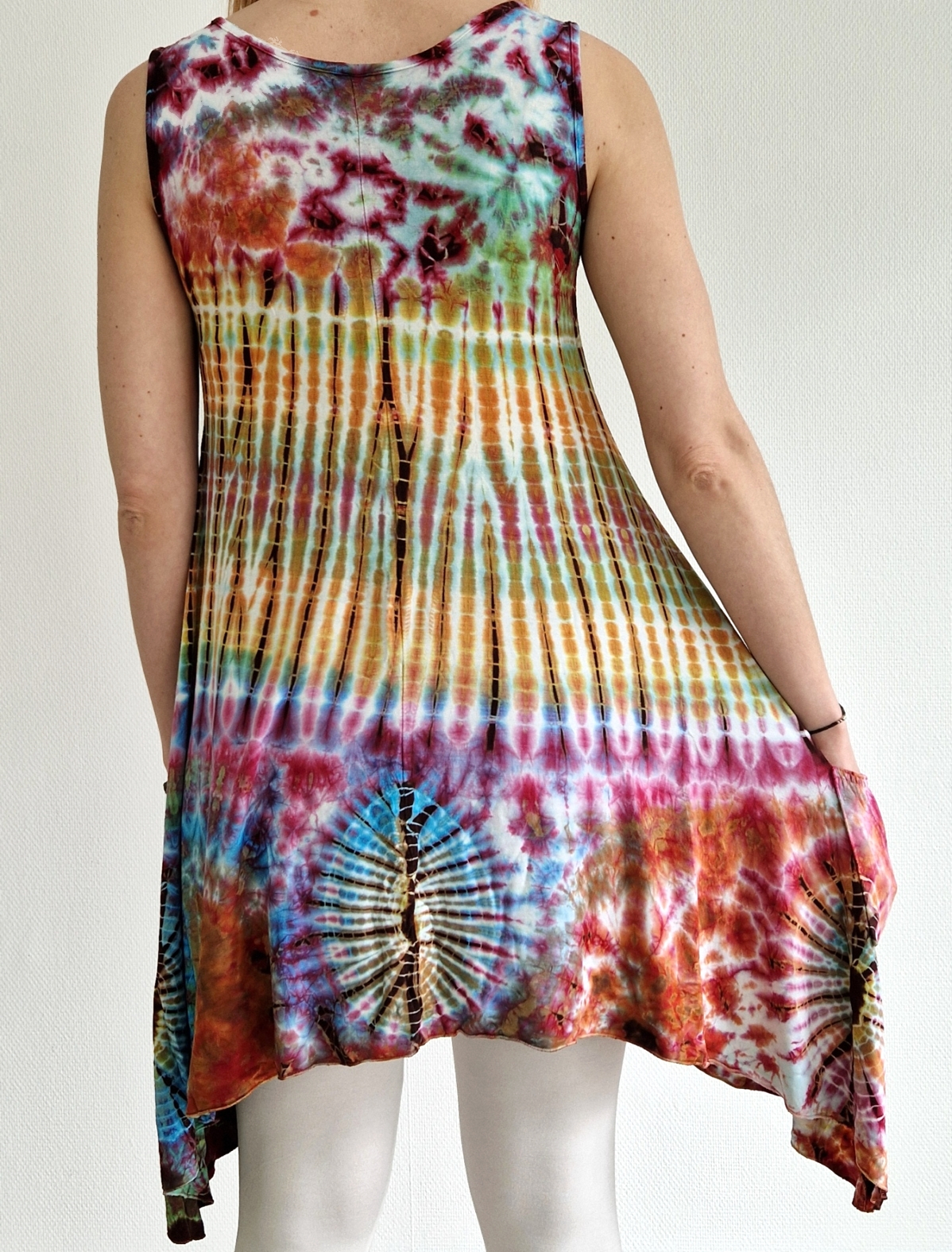 Kort Batik Klänning - 4