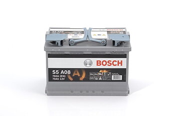 Bosch AGM batteri  S5 A08 12 V 70 Ah CCA 760 A (EN)