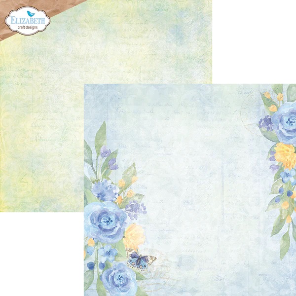 Elizabeth  -  Printed Cardstock - Evening Rose 12x12 - 7