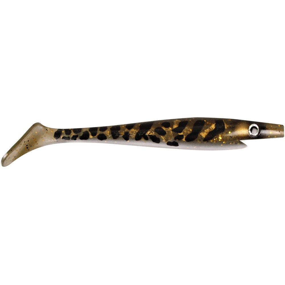 Pig shad junior is the most sold jig for pike fishing. The jig has caught an incredible amount of large pike. 20cm motoroil ronin