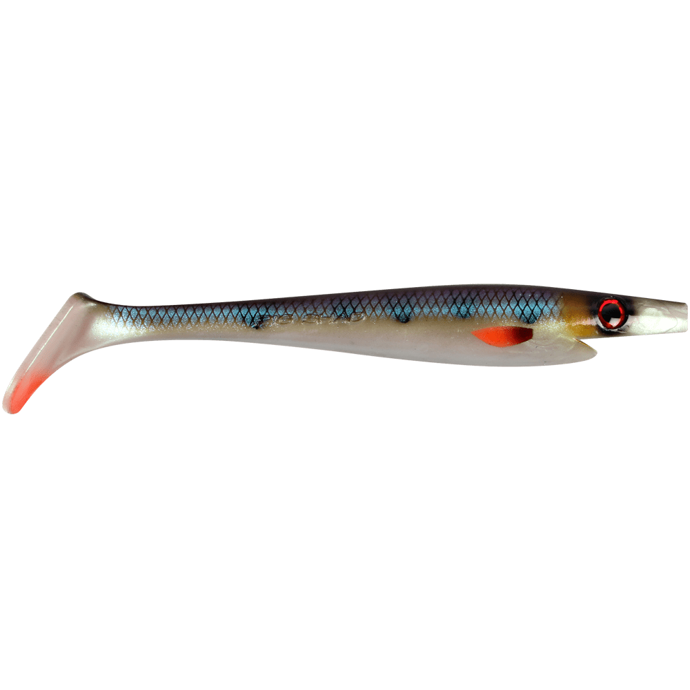 Pig shad junior is the most sold jig for pike fishing. The jig has caught an incredible amount of large pike. 20cm royal perch