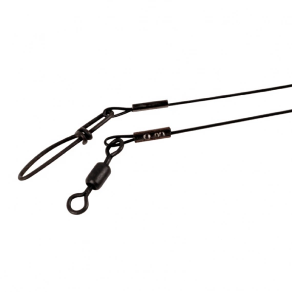 BFT nylon coated wire leader 12' 30lbs 2pack - 2